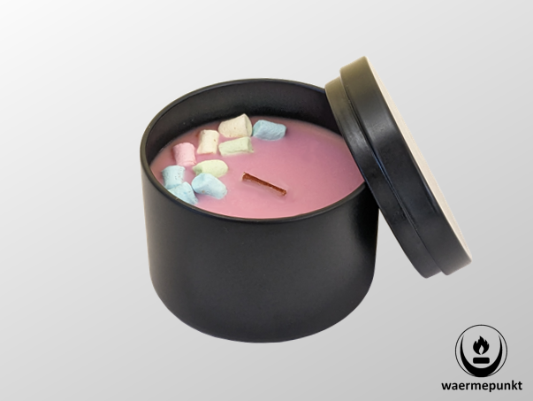 Zuckerwatte Marshmallow - Duftkniserkerze Black Beauty Zuckerwatte Marshmallow - Duftkniserkerze Black Beauty