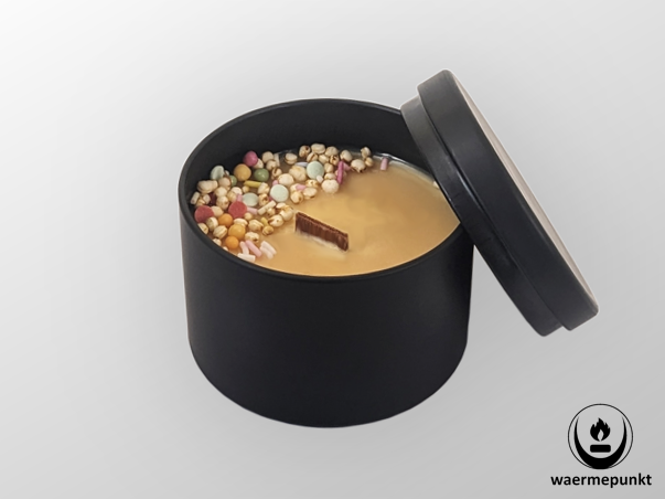 Popcorn Karamell - Duftnkisterkerze Black Beauty Popcorn Karamell - Duftnkisterkerze Black Beauty