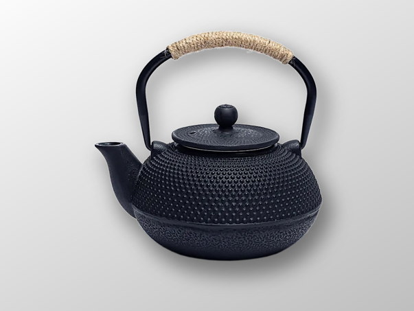 Teekanne im japan. Stil Tetsukyusu emailliert