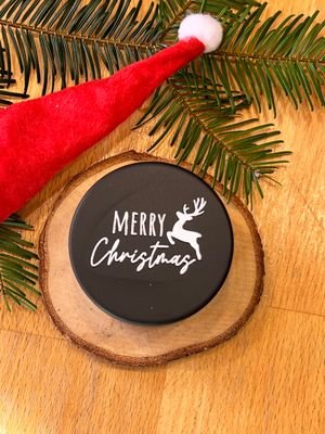 Motivdeckel - Merry Christmas/Renntier