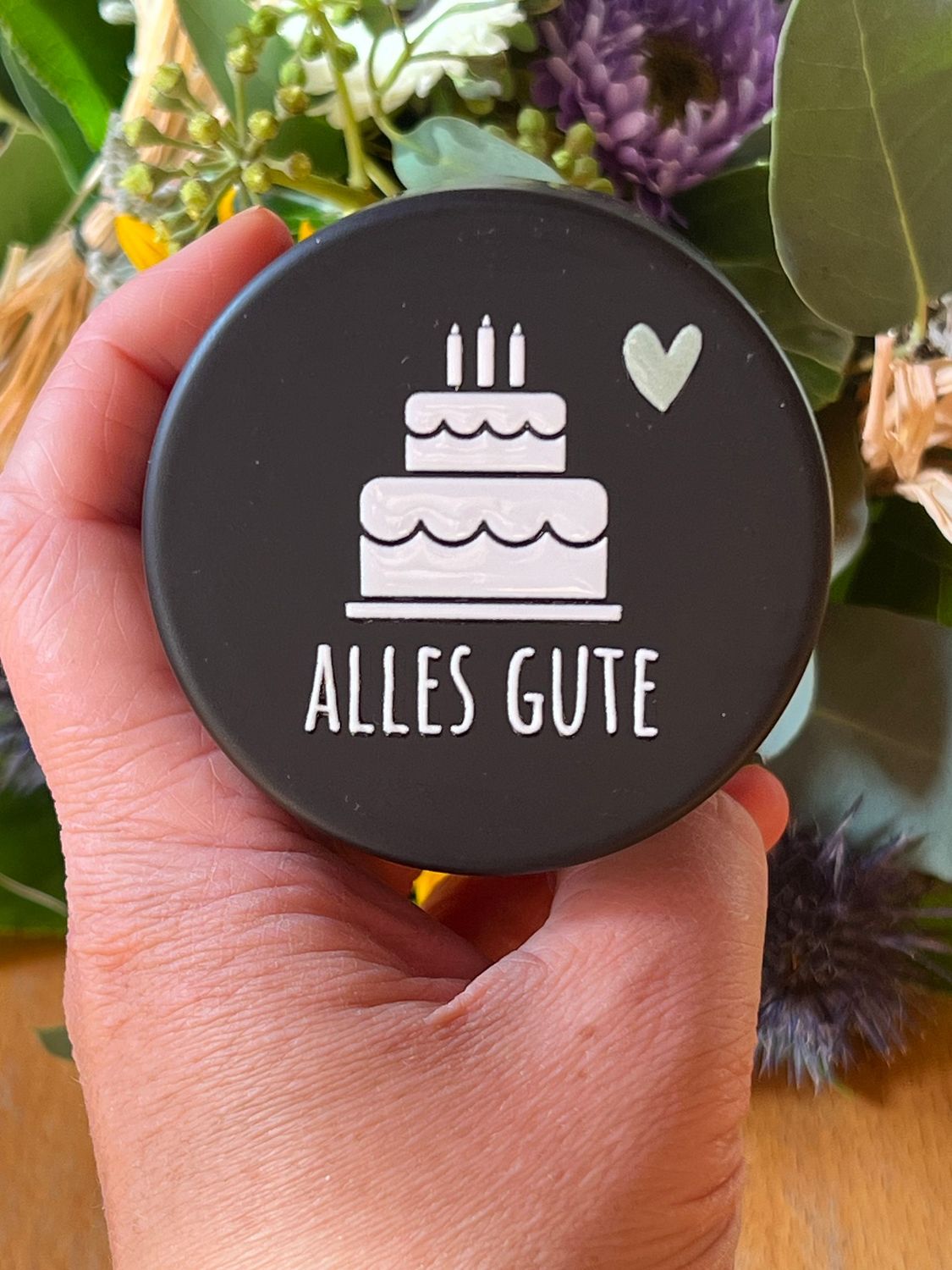 Motivdeckel - Alles Gute