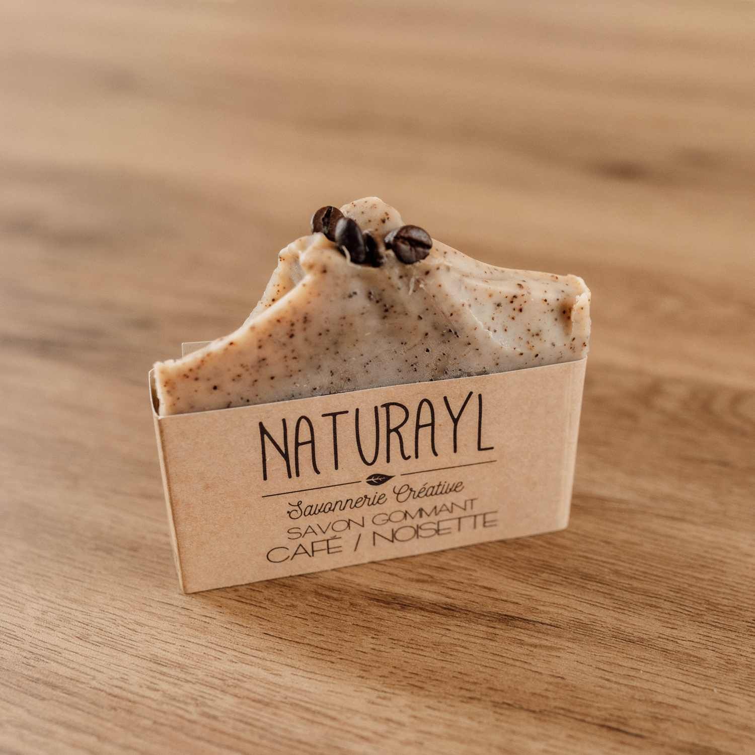 Kaffee Haselnuss  Peeling -SEIFE Handmade VEGAN