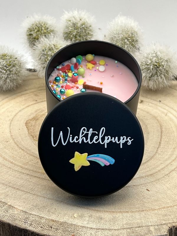 Wichtelpups - Duftnkisterkerze Black Beauty