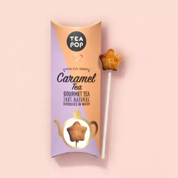 Knuspriger Caramel Tea Pop Knuspriger Caramel Tea Pop