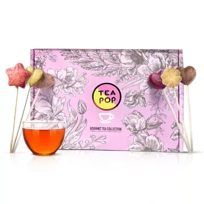 Geschenkbox -elegante Box mit 18 Deliciosos Tea-Pops