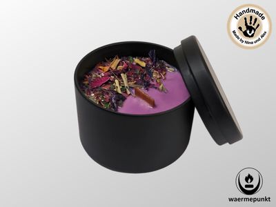 Waldbeere - Duftknisterkerze Black Beauty
