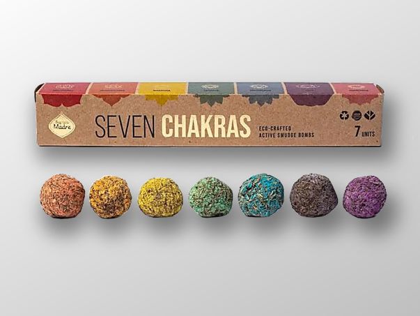 Sagrada Madre Premium 7 Chakra Smudge Bombs