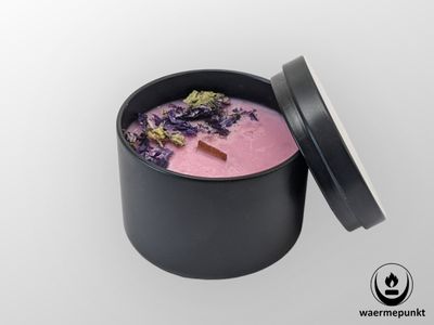 Lemongrass Lavender - Duftknisterkerze Black Beauty