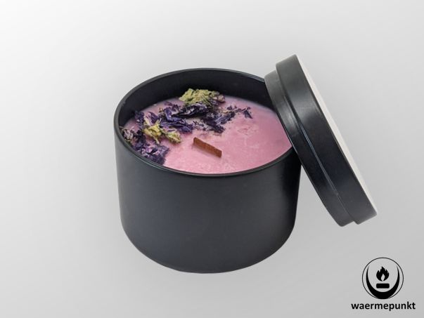 Lemongrass Lavender - Duftknisterkerze Black Beauty