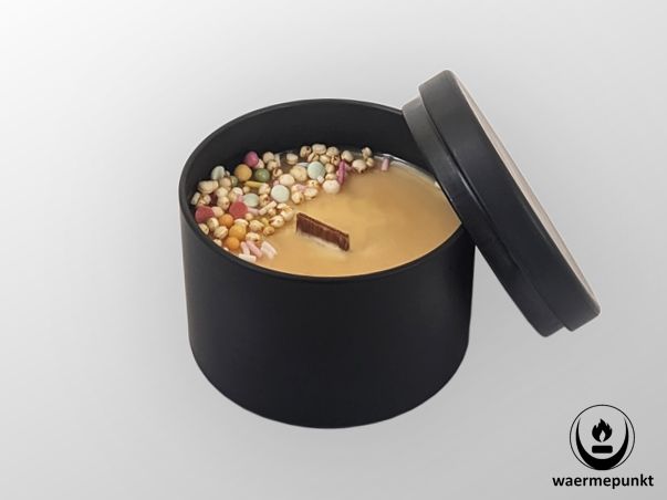 Popcorn Karamell - Duftnkisterkerze Black Beauty