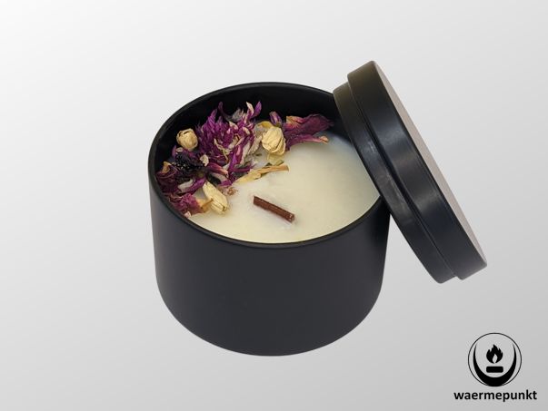 Pink Berry sweet - Duftknisterkerze Black Beauty