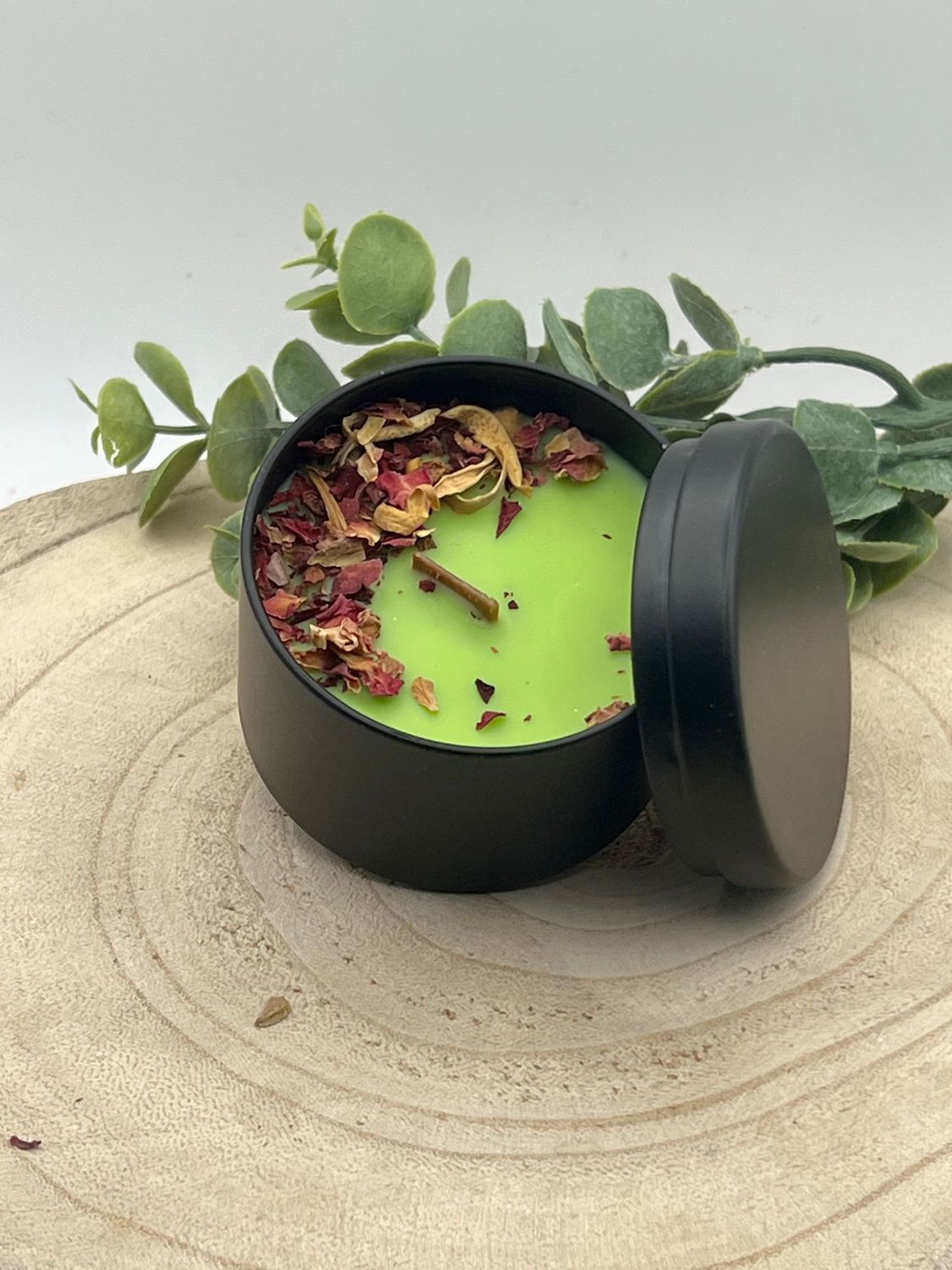 Birne - Duftknisterkerze Black Beauty