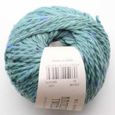 Hamelton Tweed Chunky ijs blauw