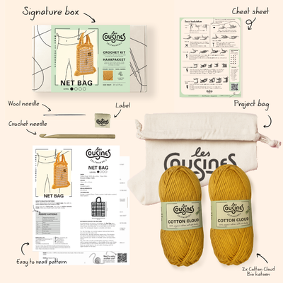 All-in Crochet Kit - Net Bag