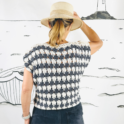 the Vichy Cotton Top crochet pattern