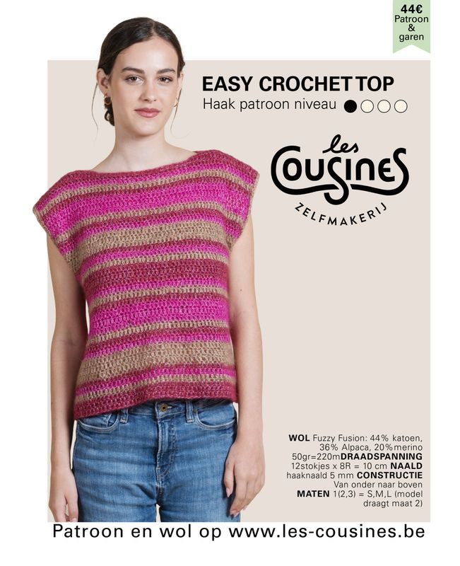 Patroon Easy Crochet Top