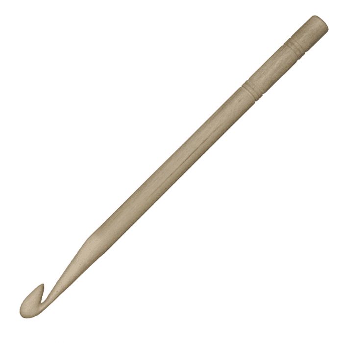 Basic crochet needle wood 5 mm