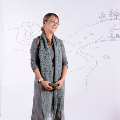 Haakpakket Diamond Scarf
