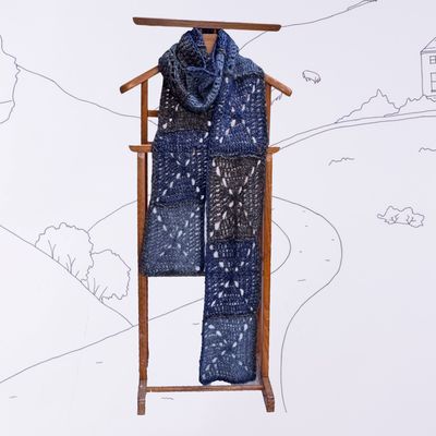 Haakpakket Granny patch scarf