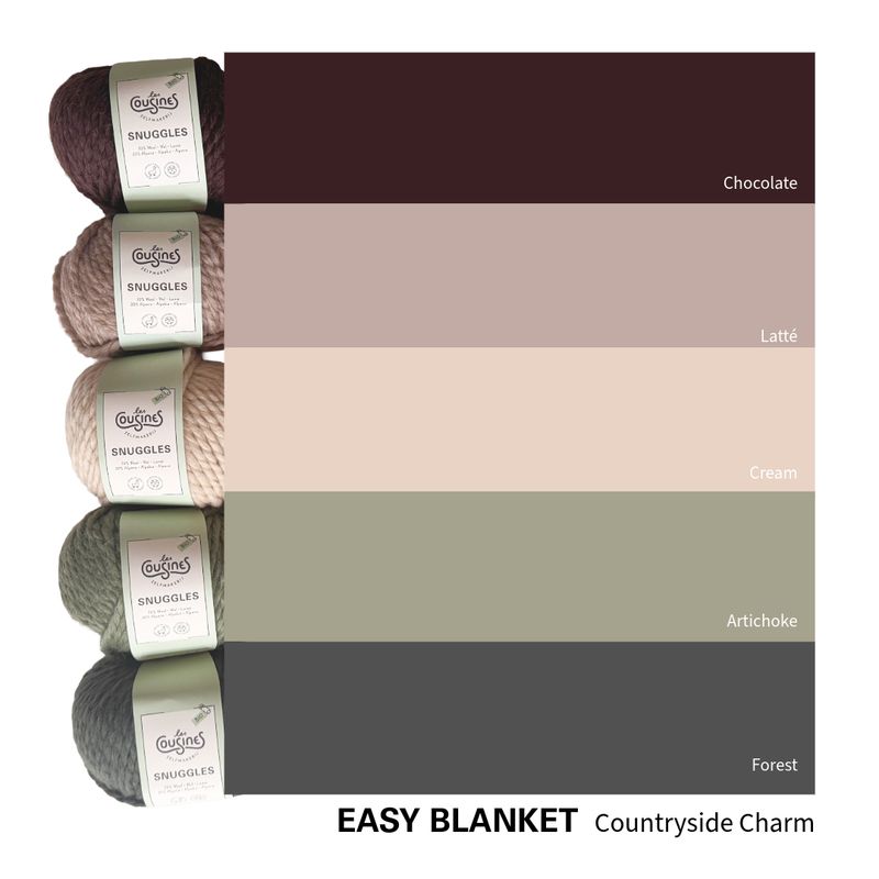 All-in Knitkit Easy Blanket