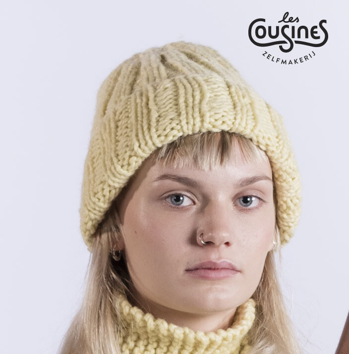 Knit kit - Rib-Knit Beanie