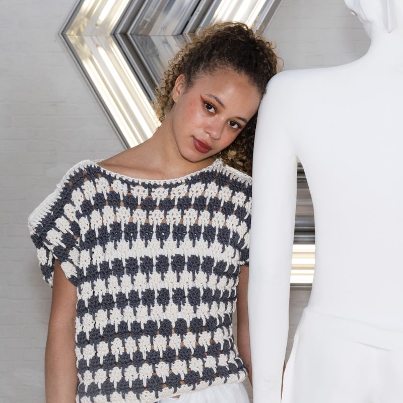 Crochet Kit - Vichy Cotton Top