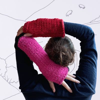 Knit kit -  Easy Armwarmers