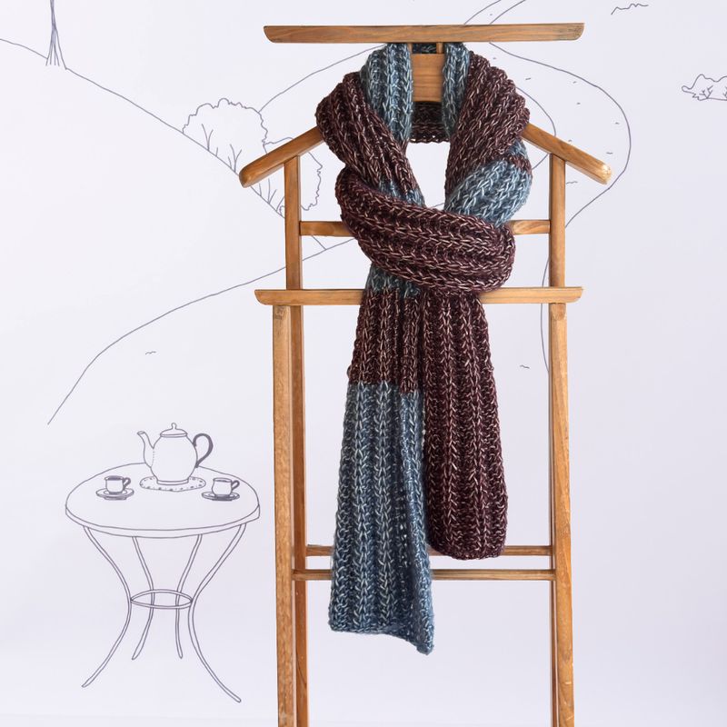 Knit kit - Big Hug Scarf