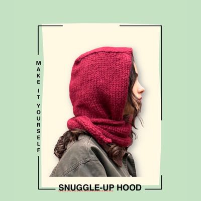 Breipatroon Snuggle-up Hood NL
