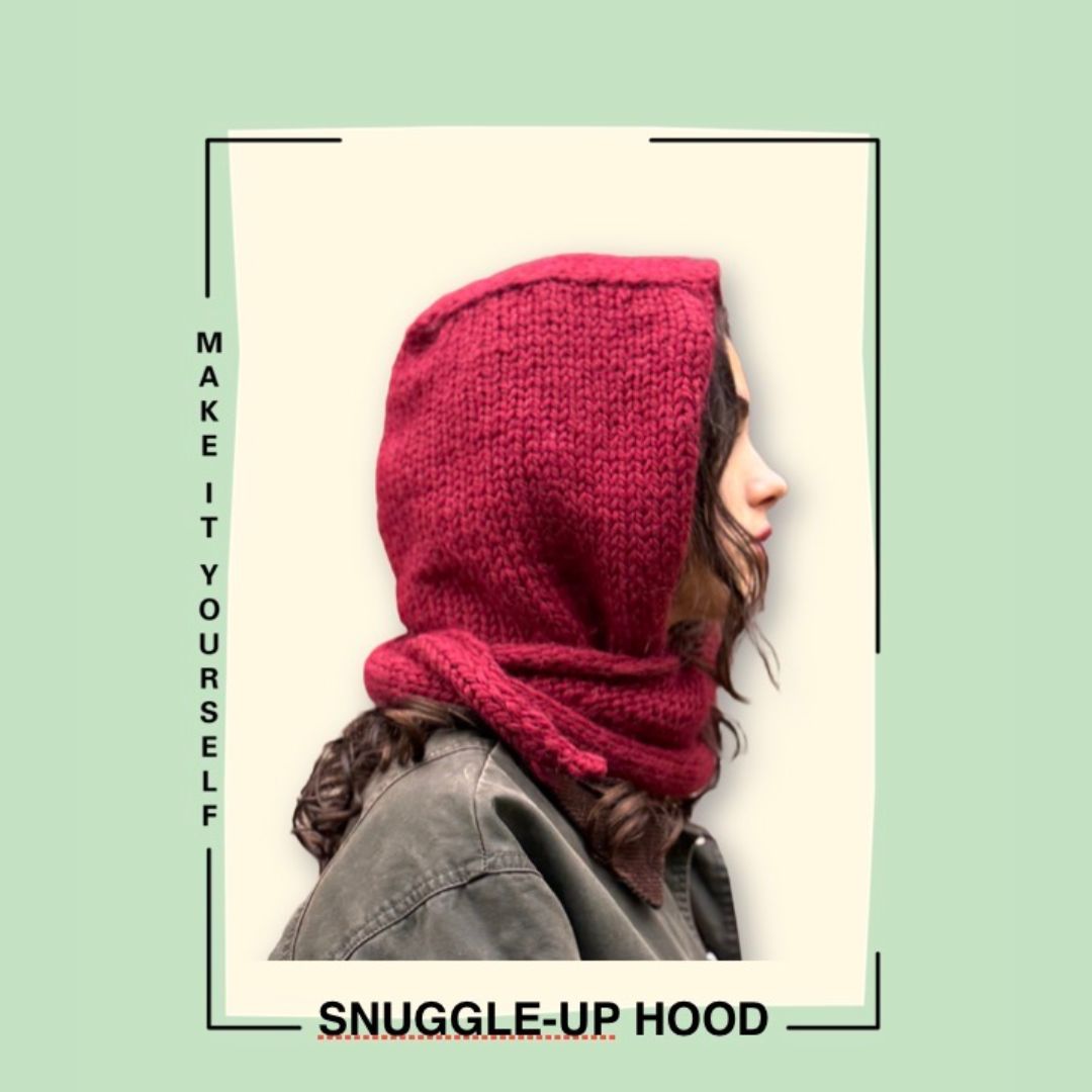 Breipatroon Snuggle-up Hood NL