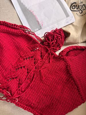Atelier Tricot Top-down et Ajour