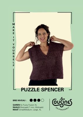 Knit patern Puzzle Spencer