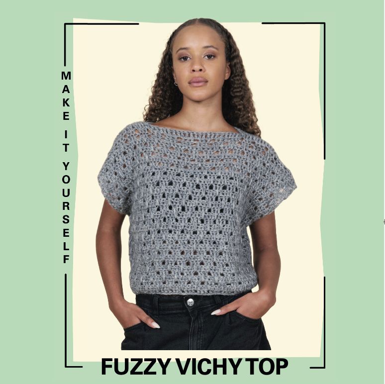 Fuzzy Vichy Top pattern (ENG)