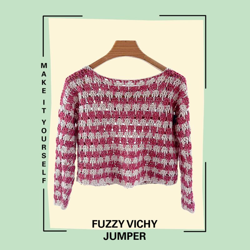 Fuzzy Vichy Top pattern (ENG)