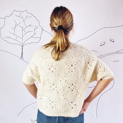 Crochet kit Granny Square jumper