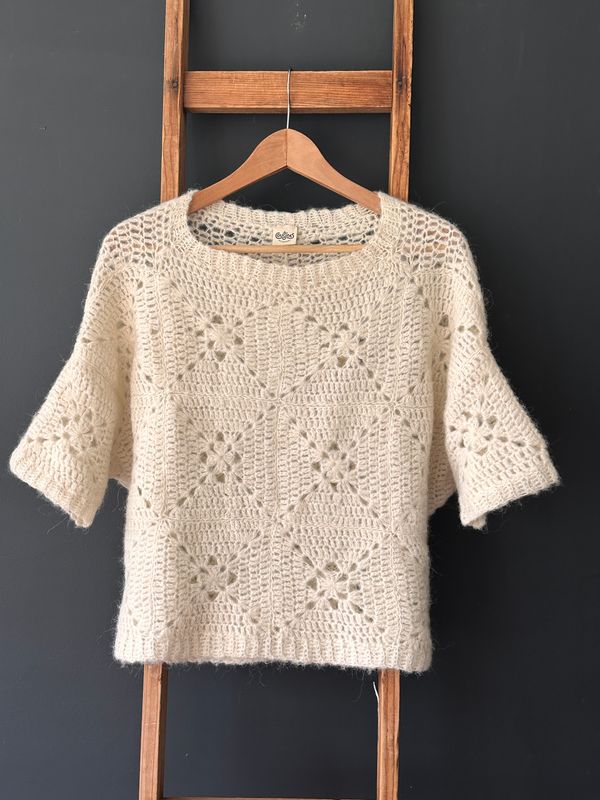 Crochet kit Granny Square jumper