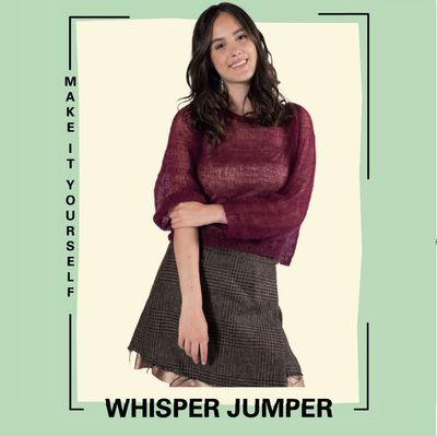Knitting pattern Whisper Jumper ENG