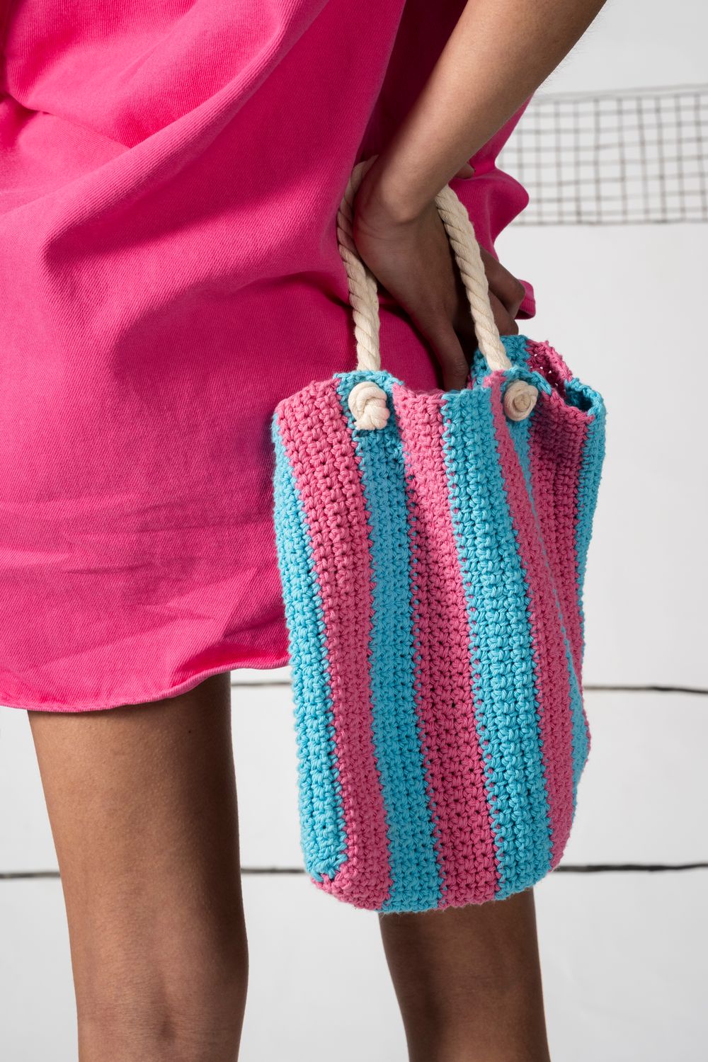 All-in Crochet kit Wave bag
