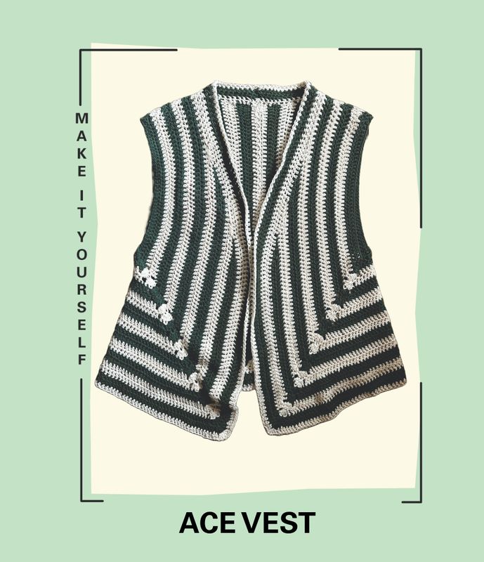 Crochet pattern Ace Vest