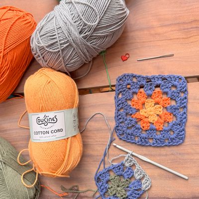 Crochet workshop Granny squares in Bruges
