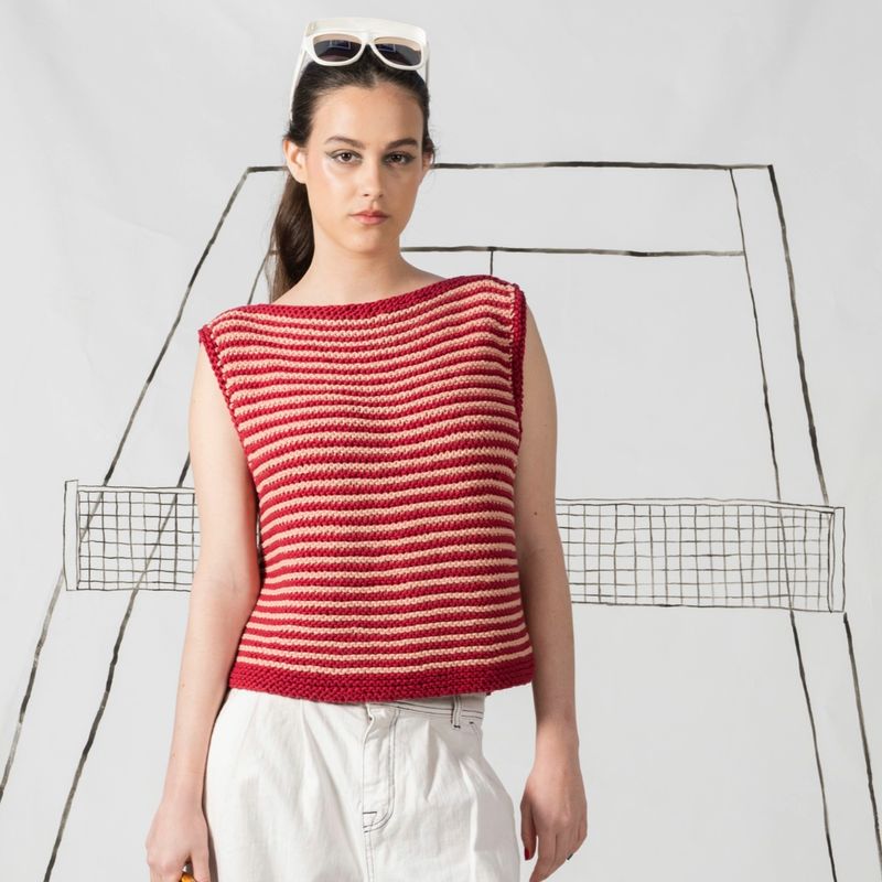 Knitting pattern  - My first knit top FR