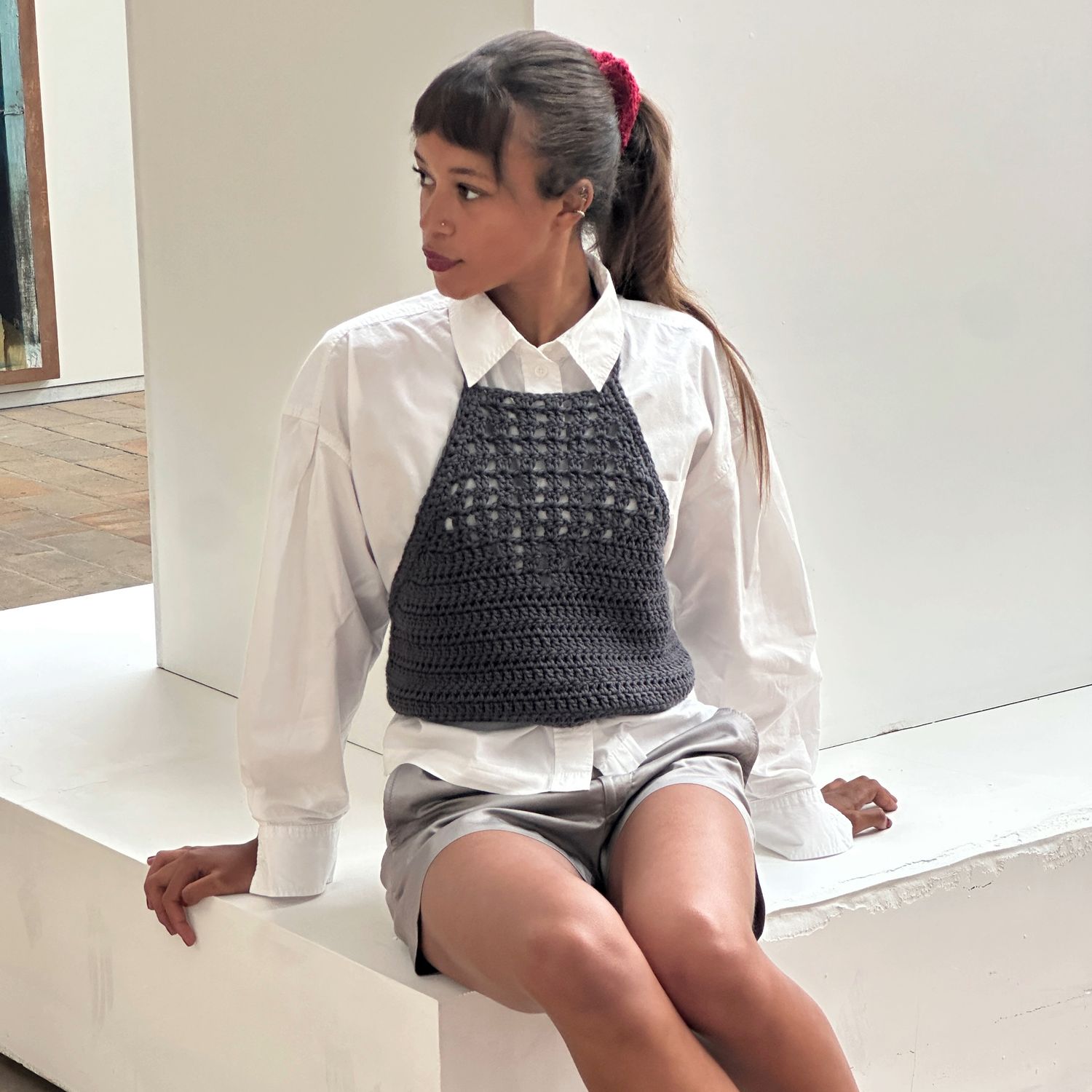 Beach Top crochet pattern French