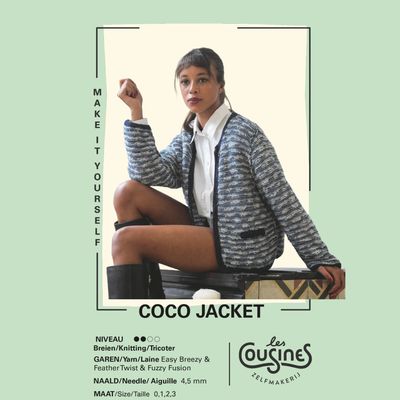 Kit Tricot Coco Jacket (FR)
