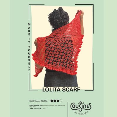Crochet pattern — Lolita scarf ENG