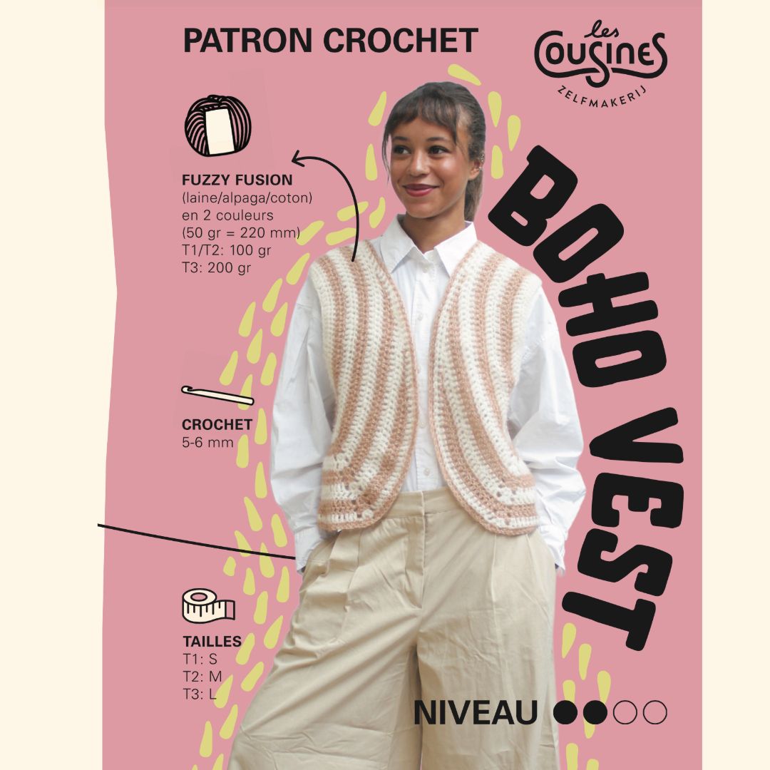 Crochet Patern - Boho Vest (FR)