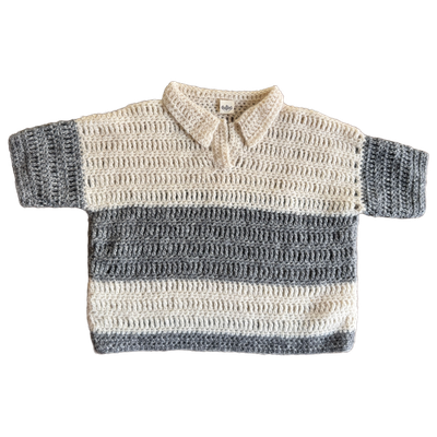 Kit crochet - Boxy Polo
