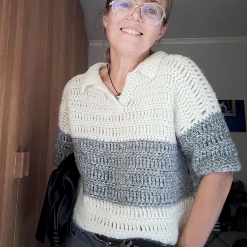 Crochet kit - Boxy Polo