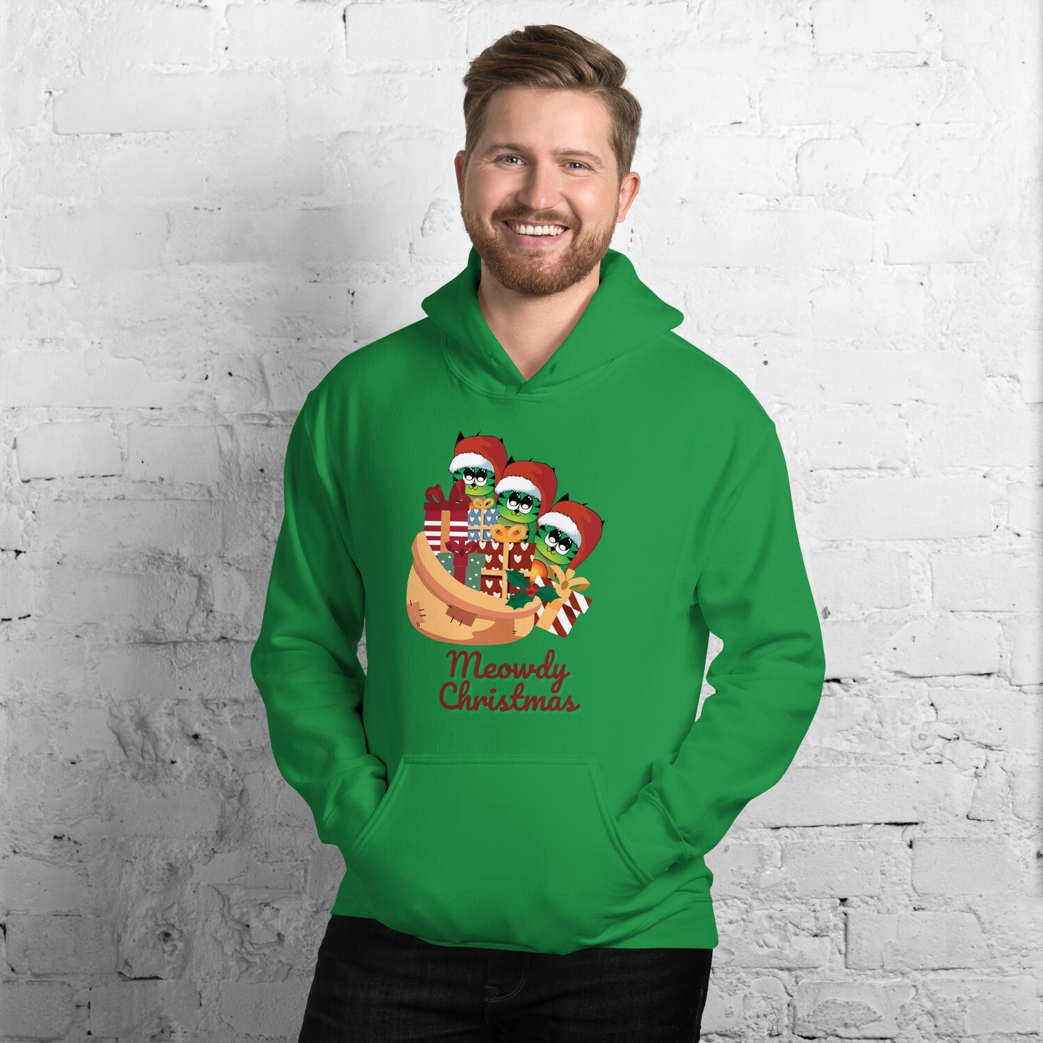 Meowdy Christmas Hoodie