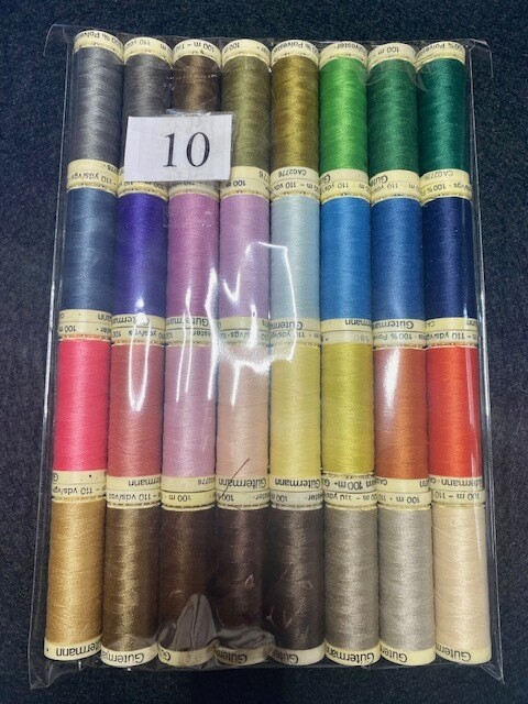 Lot de 32 bobines fils Gutterman polyester 100 métres