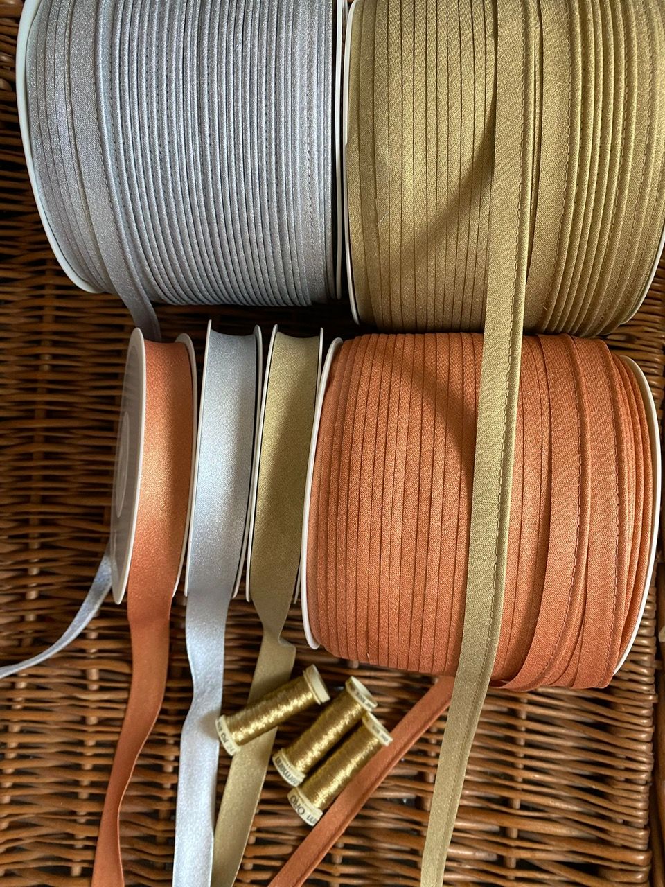 Biais et passepoil lurex